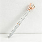 CouldNook Pen-Large Diamond Top Twist Retractable Metal Ballpoint Pen Custom Logo Gift Pen for Office Advertising School