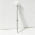 CouldNook Elegant Pearl Ballpoint Pen - Aesthetic Twist Metal Pen (1.0mm)