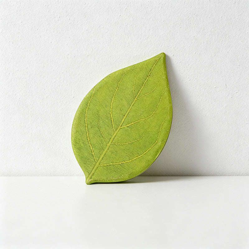 CouldNook Realistic Botanical Leaf Sticky Notes - Nature Aesthetic Memo Pad