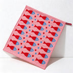 CouldNook Pure Cotton Gauze Cartoon Square Towel - Cute Absorbent Handkerchief
