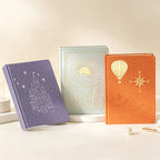 CouldNook Premium A5 Dotted Notebook - Embossed Gold Foil Dream Journal (160gsm)