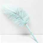 CouldNook Pen-Vintage Ostrich Feather Ballpoint Pen Elegant Gift Pen for Wedding Office Graduation