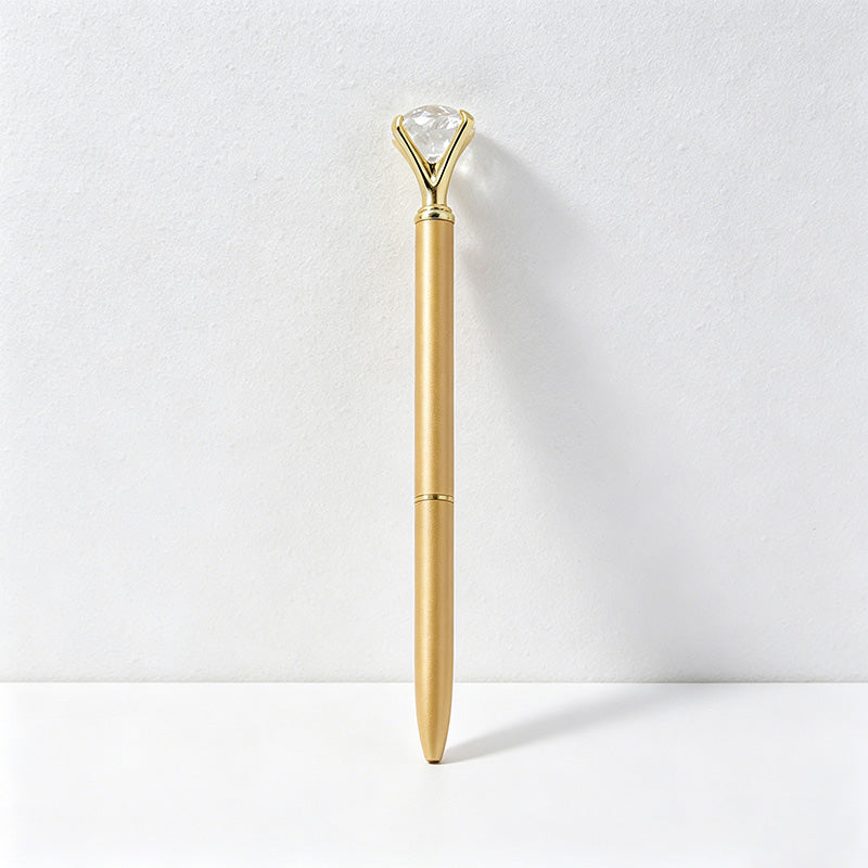CouldNook Pen-Large Diamond Top Twist Retractable Metal Ballpoint Pen Custom Logo Gift Pen for Office Advertising School