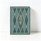CouldNook Premium A5 Dotted Notebook - Elegant Gold Foil Faux Leather Journal (160gsm)