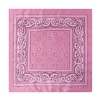 Paisley Print Culinary Bandanas - Polyester Square Headscarf(Set of 10)