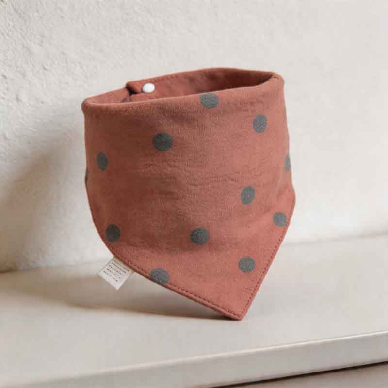 CouldNook Premium Cotton Baby Bandana Bibs - Geometric Bunny Soft Series (5-Pack)