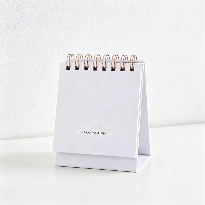CouldNook 2026 Desk Calendar - 2026 Minimalist Gold Foil English Standing Calendar