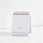CouldNook 2026 Desk Calendar - 2026 Minimalist Gold Foil English Standing Calendar