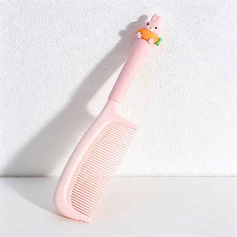 CouldNook Adorable Carrot Bunny Flat Comb - Kawaii Pastel Styling Comb(set of 12)