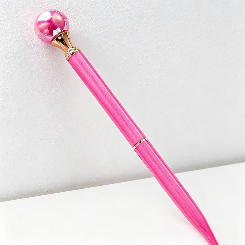 CouldNook Elegant Pearl Ballpoint Pen - Aesthetic Twist Metal Pen (1.0mm)