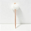 CouldNook Pen-Crown Top Pom Pom Metal Ballpoint Pen Cute Luxury Gift Pen for Students Office Wedding Favors