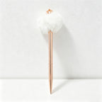 CouldNook Pen-Crown Top Pom Pom Metal Ballpoint Pen Cute Luxury Gift Pen for Students Office Wedding Favors