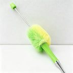CouldNook Pen-Cute Pom Pom Beaded Ballpoint Pen DIY Creative Plush Ballpoint Pen for Gift & Office