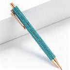 CouldNook Pen-Bling Bling Rhinestone Paved Retractable Metal Ballpoint Pen Luxury Gift Pen for Office School Wedding