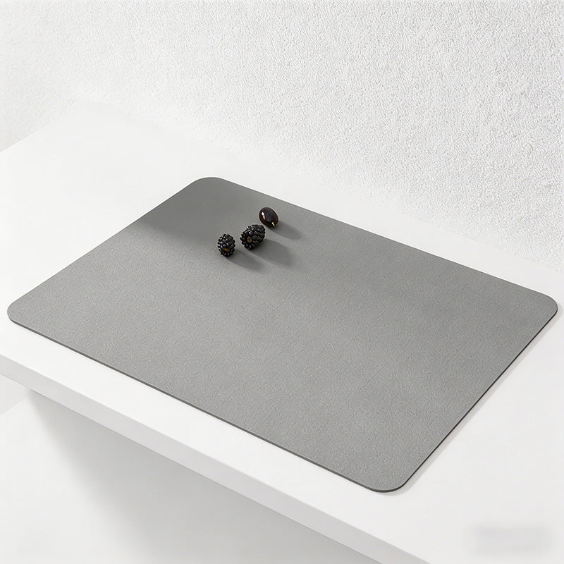 CouldNook Premium Faux Leather Placemat - Modern Waterproof & Wipeable PVC Table Mat