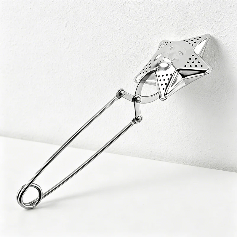 304 Stainless Steel Star Shaped Tea Infuser Tea Accessories - Loose Leaf Tea Strainer with Handle