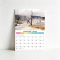 2026 American Landscape Wall Calendar, A3 Size, 12-Month Hanging Monthly Planner