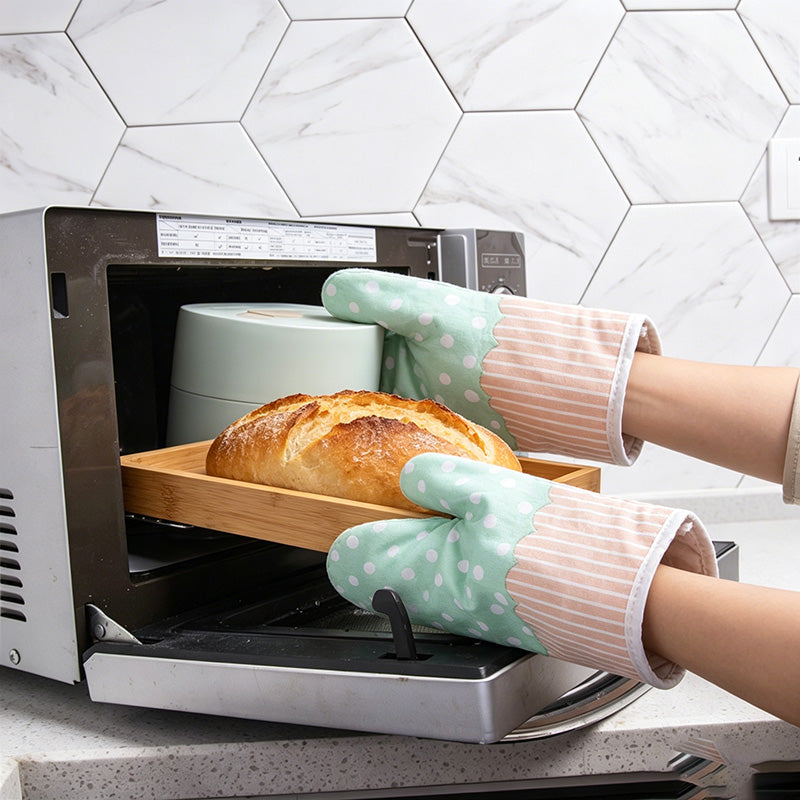CouldNook Pastel Printed Oven Mitt - Cute Cottagecore Baking Glove