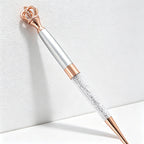 CouldNook Pen-Crown Top Retractable Metal Ballpoint Pen Cute Gift Pen for Students Office Wedding Favors
