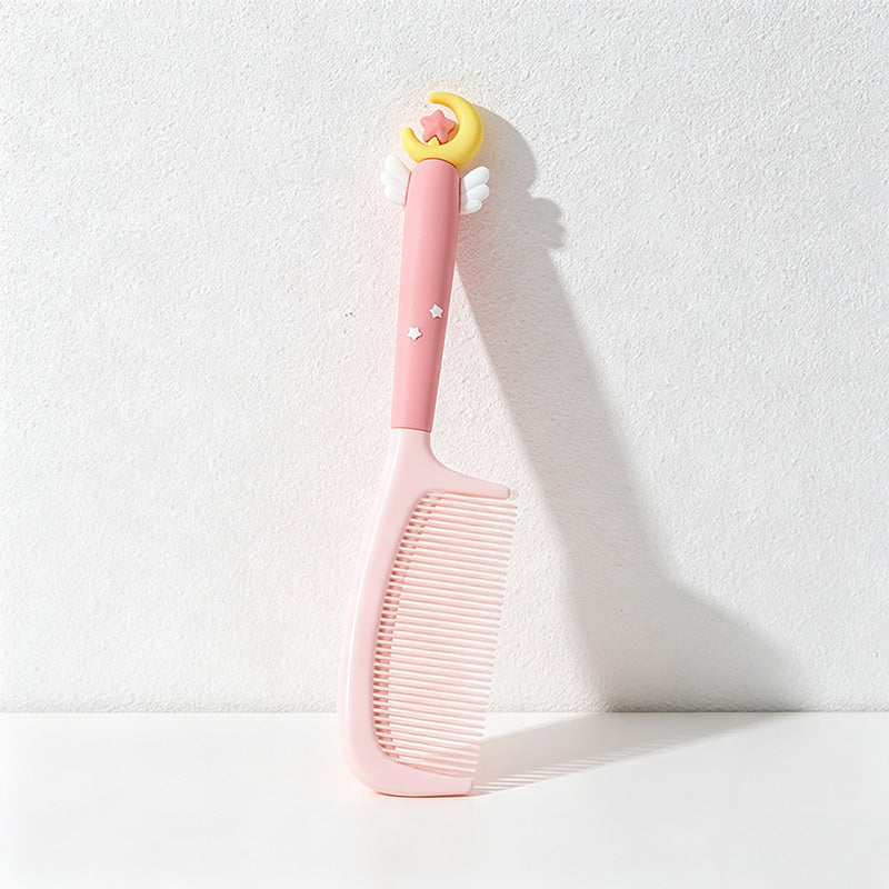 CouldNook Magical Fairy Wand Flat Comb - Aesthetic Pastel Styling Comb