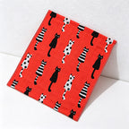 CouldNook Pure Cotton Gauze Cartoon Square Towel - Cute Absorbent Handkerchief