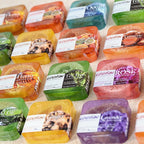 CouldNook Natural Loofah Exfoliating Soap Bar - Essential Oil Body Scrub