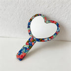 CouldNook Heart Hand Mirror - Patterned Acrylic Vanity Accessory