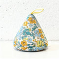 CouldNook Floral Cotton Triangle Pot Lid Cover & Mini Oven Mitt - Anti-Scald Holder