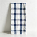 White Base with Blue Plaid