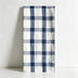White Base with Blue Plaid