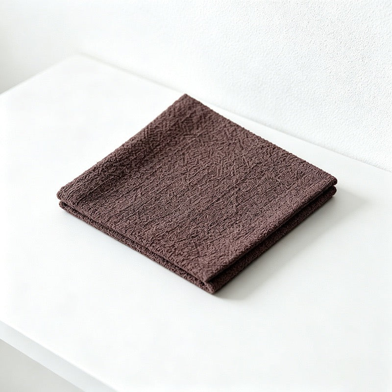 CouldNook Minimalist Zen Tea Towel - Absorbent Fabric Teapot Mat & Wiping Cloth