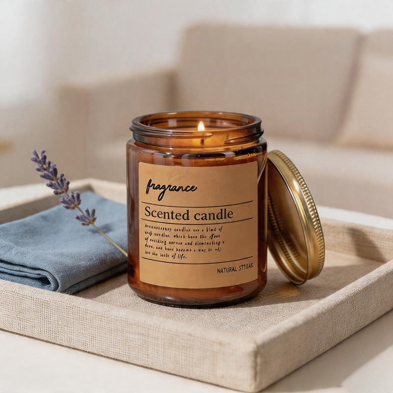 CouldNook Scented Candles - Vintage Glass Apothecary Jar Candle