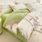 CouldNook Duvet Cover-Floral Print Ultra Soft Skin-Friendly Bedding