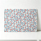 CouldNook Fringed Cotton Linen Napkin - Summer Fruit & Coastal Placemat