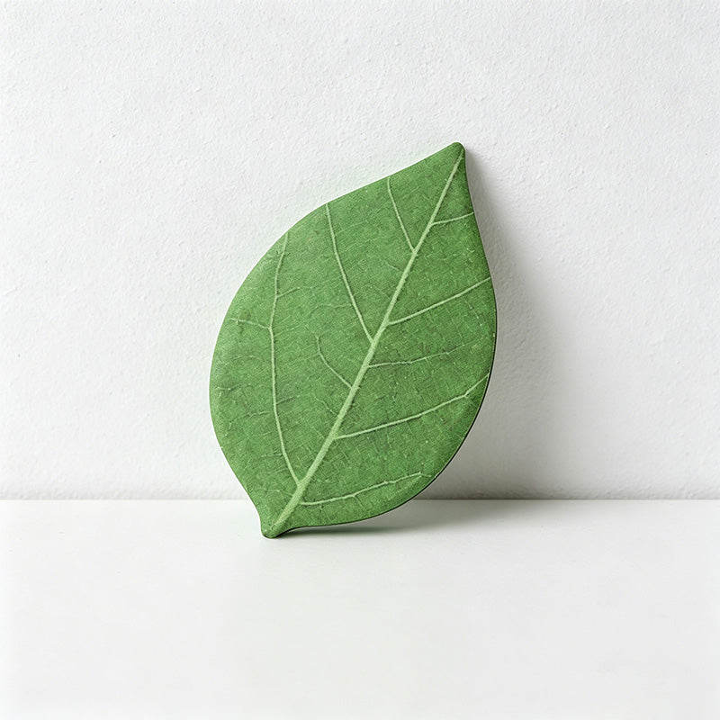 CouldNook Realistic Botanical Leaf Sticky Notes - Nature Aesthetic Memo Pad