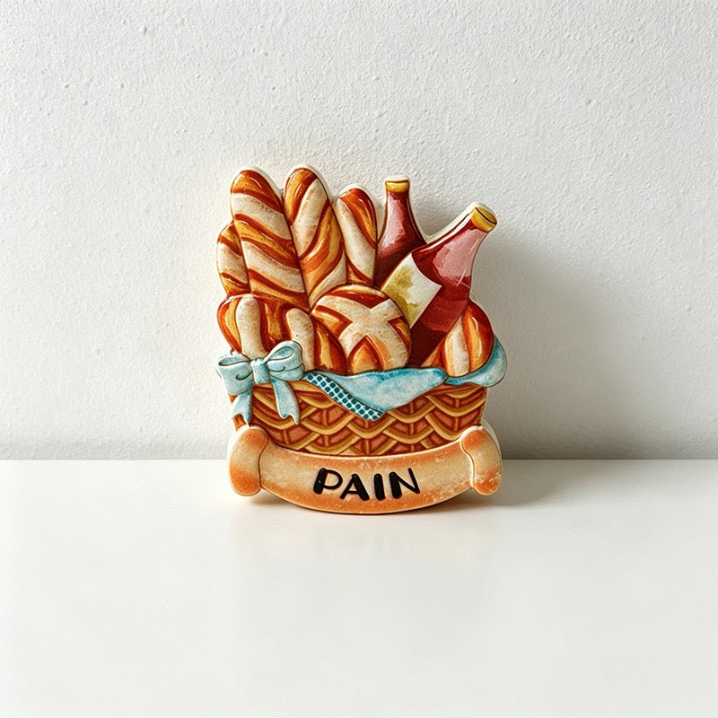 CouldNook 3D Miniature Food Fridge Magnets - Cute Kitchen Decor (Set of 6)
