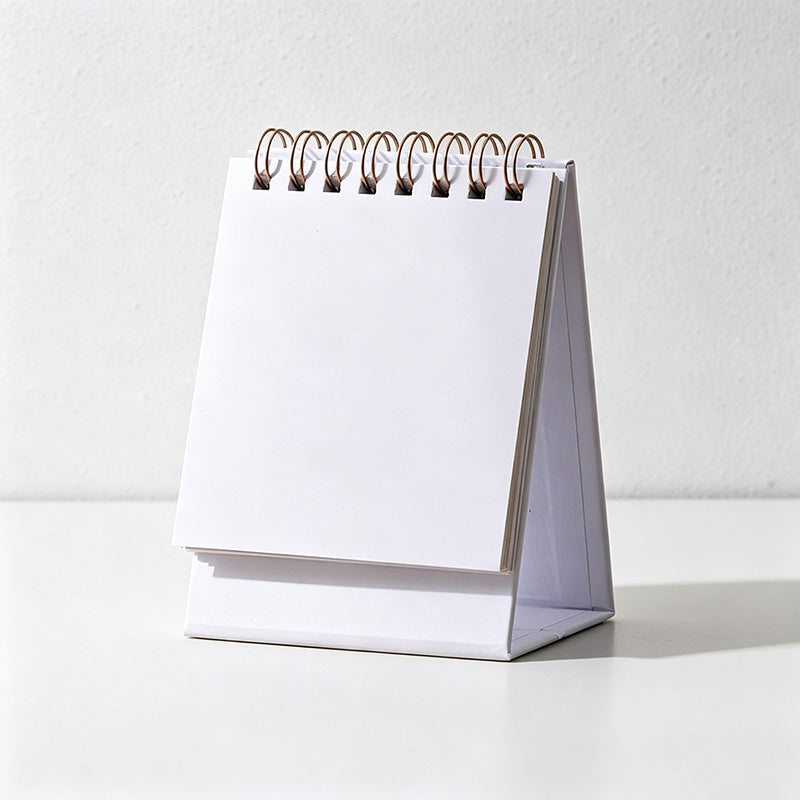 CouldNook 2026 Desk Calendar - 2026 Minimalist Gold Foil English Standing Calendar