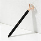 CouldNook Pen-Large Diamond Top Twist Retractable Metal Ballpoint Pen Custom Logo Gift Pen for Office Advertising School