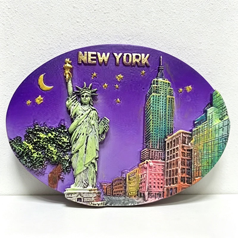 US Travel Souvenir Refrigerator Fridge Magnet - American Landmark Fridge Decor