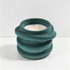 CouldNook Abstract Geometric Scented Candle - Modern Swirl Art Decor
