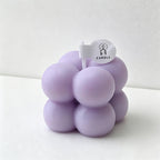 CouldNook Mini Bubble Cube Scented Candle - Pastel Morandi Aesthetic Decor