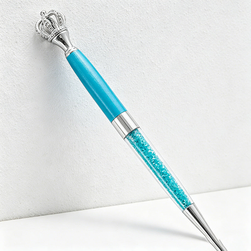 CouldNook Pen-Crown Top Retractable Metal Ballpoint Pen Cute Gift Pen for Students Office Wedding Favors