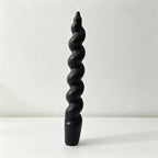 Twisted Spiral Taper Candles - Long Stem Decorative Dinner Candles