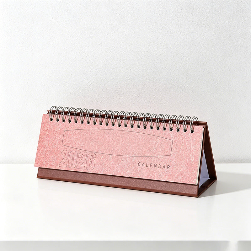 CouldNook Mini Desk Calendar - Minimalist English Desktop Calendar 2026-2025