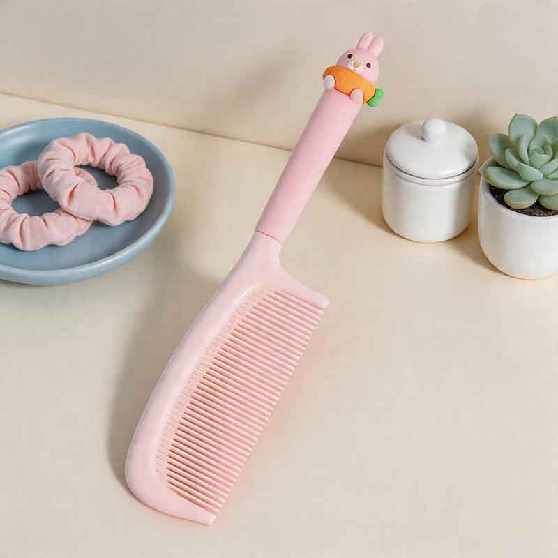 CouldNook Adorable Carrot Bunny Flat Comb - Kawaii Pastel Styling Comb(set of 12)