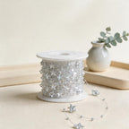 Clear Star Bead Garland Wall Decor -  Crystal Style Chain