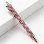 CouldNook Pen-Bling Bling Rhinestone Paved Retractable Metal Ballpoint Pen Luxury Gift Pen for Office School Wedding