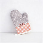 CouldNook Patterned Oven Mitt - Quilted Heat Resistant Kitchen Glove