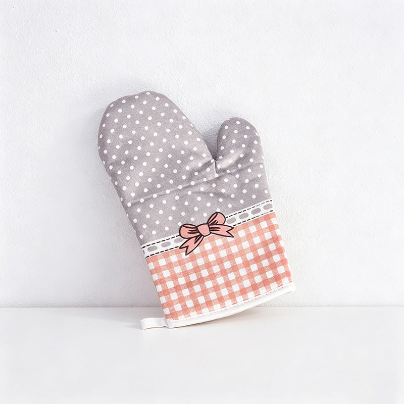 CouldNook Pastel Printed Oven Mitt - Cute Cottagecore Baking Glove