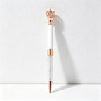 CouldNook Pen-Crown Top Retractable Metal Ballpoint Pen Cute Gift Pen for Students Office Wedding Favors